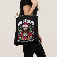 Go Jesus It's Your Birthday Ugly Christmas Sweater