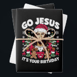 Go Jesus It's Your Birthday Ugly Christmas Sweater Wrapping Paper Sheet<br><div class="desc">Go Jesus It's Your Birthday Ugly Christmas Sweater</div>