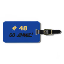 Go Jimmie luggage tag