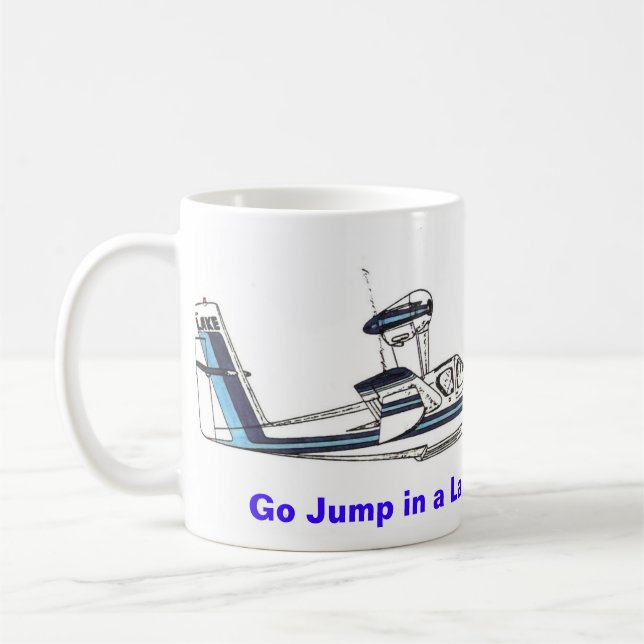 Go Jump in a Lake ! Coffee Mug (Left)