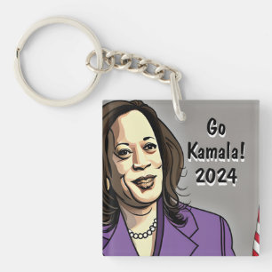 Go Kamala 2024 US Presidential Election Key Ring