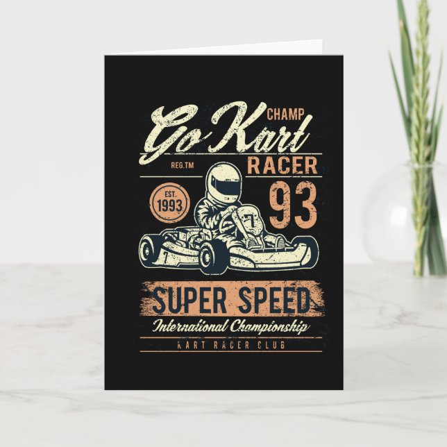 Go Kart Card (Front)