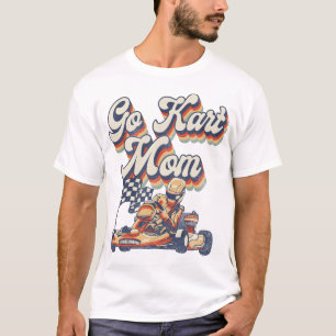 Go Kart Go Kart Dad Mum Vintage Retro T-Shirt
