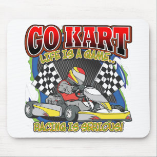 Go Kart Life Mouse Mat