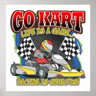 Go Kart Life Poster