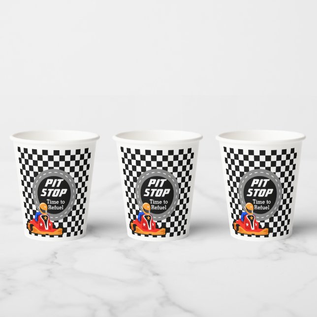 Go Kart party Paper cup (Multi)