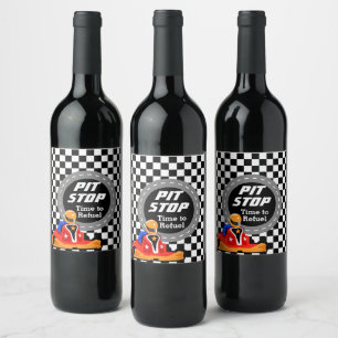Go Kart PARTY time to refuel PRODUCT LABEL