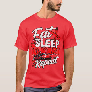 Go Kart Racer Pit Crew Car Racing Karting gift T-Shirt