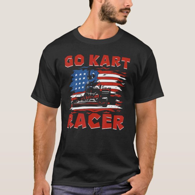 Go Kart Racer T-Shirt (Front)