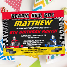 Go Kart Racing Car Birthday Party