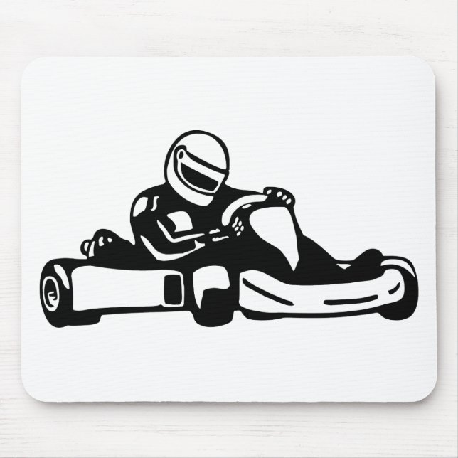 Go Kart Racing Mouse Mat (Front)