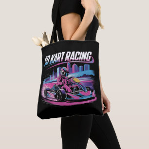 Go Kart Racing Tote Bag