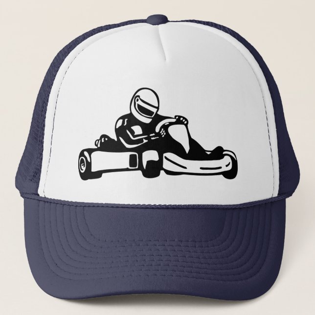 Go Kart Racing Trucker Hat (Front)