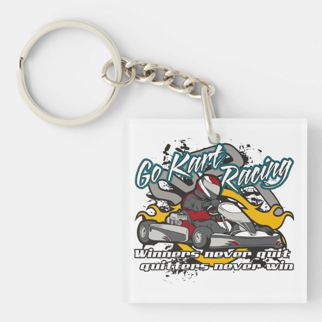 Go Kart Winners Key Ring (Front)