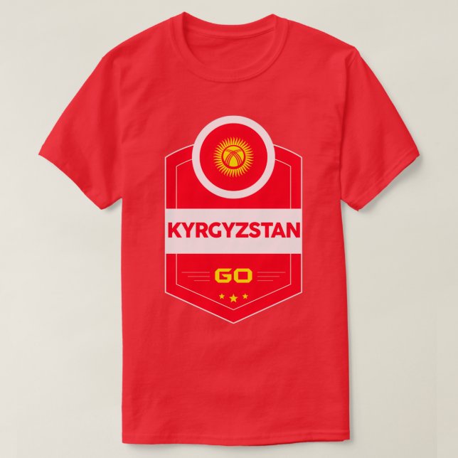 GO KYRGYZSTAN T-Shirt (Design Front)