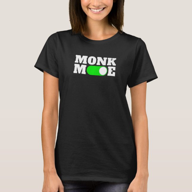 Go Monk Mode Dopamine Detox Premium T-Shirt (Front)