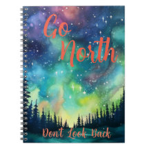 Go North Spiral bound notebook. Notebook