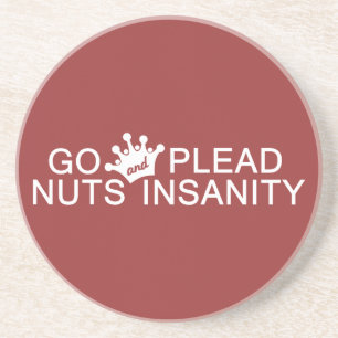 GO NUTS custom colour coaster