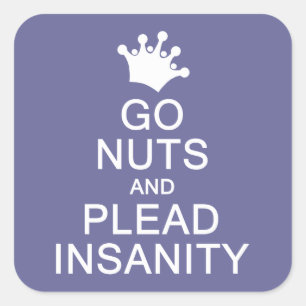 GO NUTS custom colour stickers