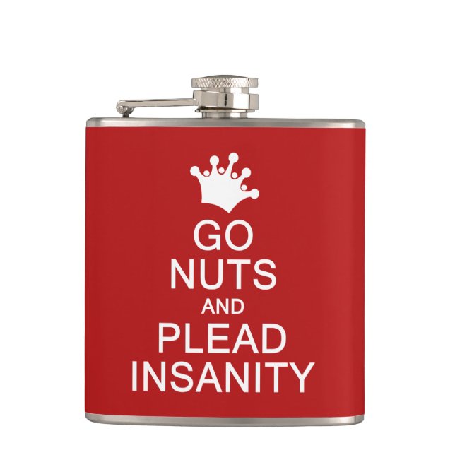 GO NUTS custom flask (Front)