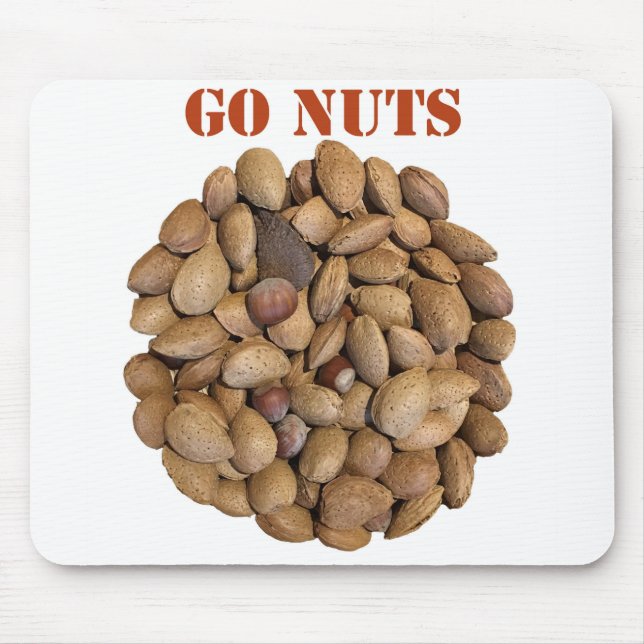 Go Nuts Mouse Mat (Front)
