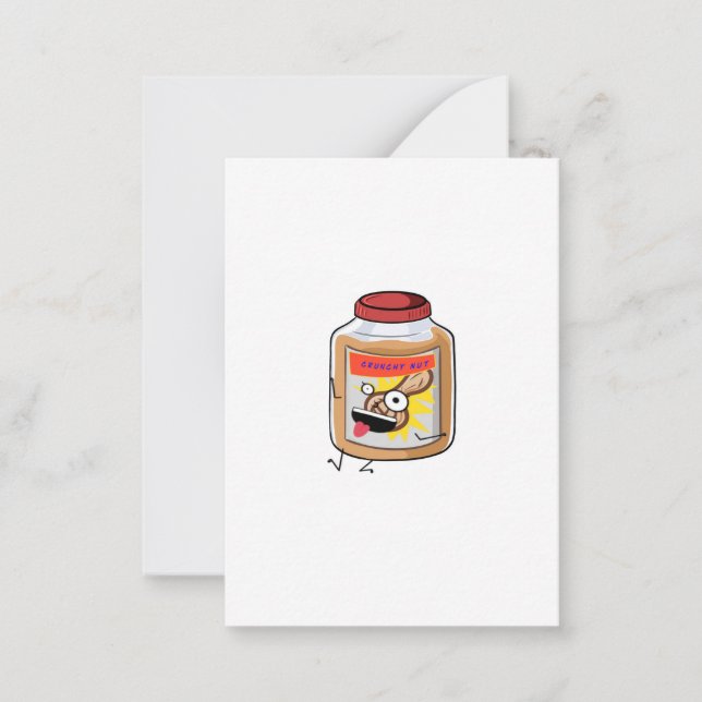 Go Nuts, peanut butter themed Card (Front)