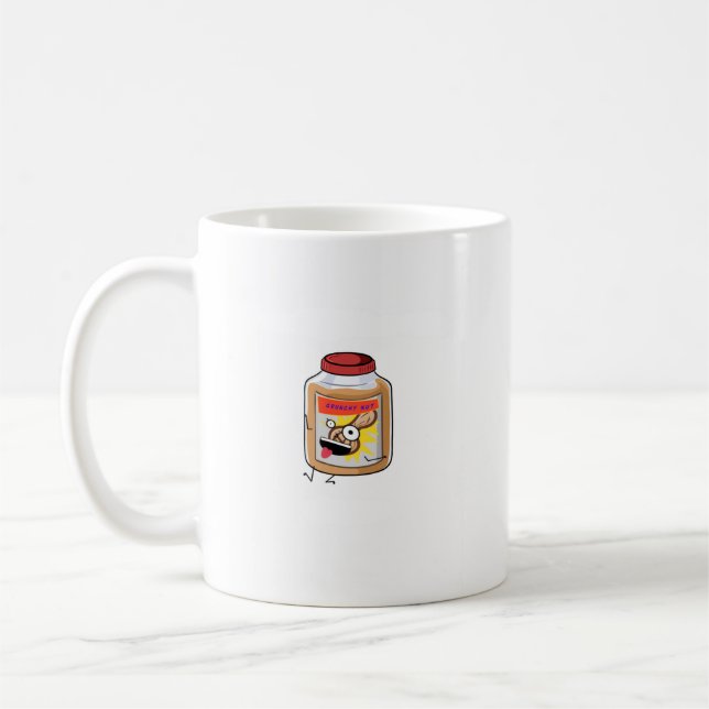Go Nuts, peanut butter themed Coffee Mug (Left)