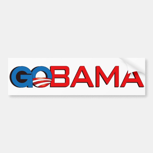 go obama bumper sticker (Front)