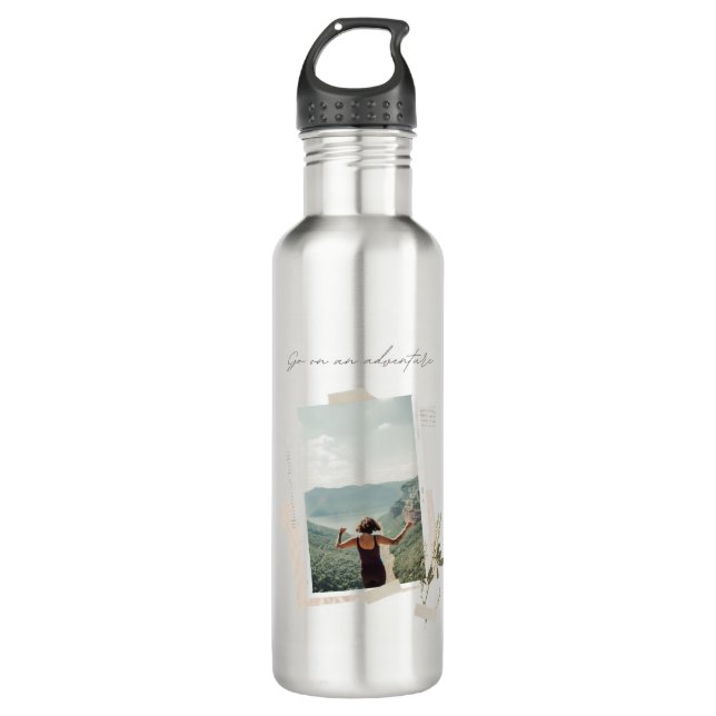 Go on an adventure Water Bottle (Front)