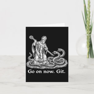 Go on git funny saint patrick irish st patrick day card