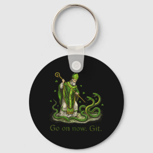 Go On Git St Patricks Day Irish Funny Saint Key Ring