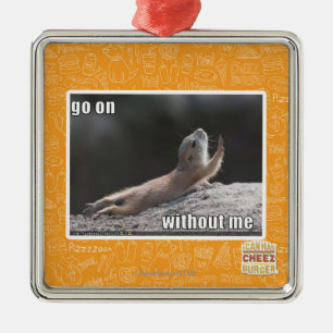 Go on withouth me metal tree decoration