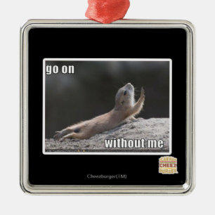 Go on withouth me metal tree decoration