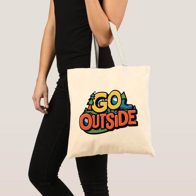 Go Outside Adventure Tote Bag (Front (Product))