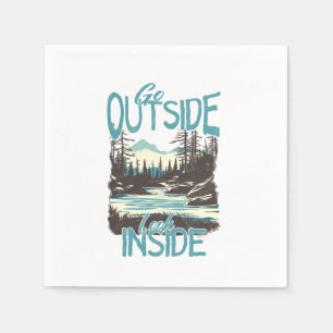 Go Outside, Look Inside – Nature Adventure Napkin