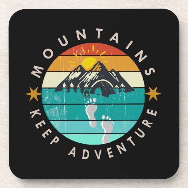 Go Outside Outdoor Keep adventure Coaster (Front)