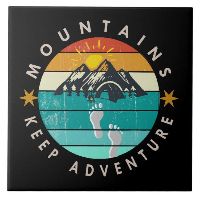 Go Outside Outdoor Keep adventure Tile (Front)
