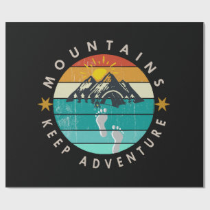 Go Outside Outdoor Keep adventure Wrapping Paper