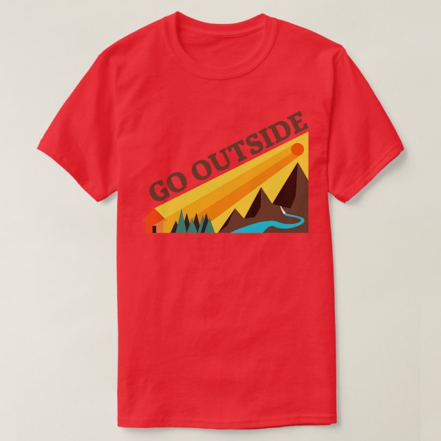 Go Outside  T-Shirt (Design Front)