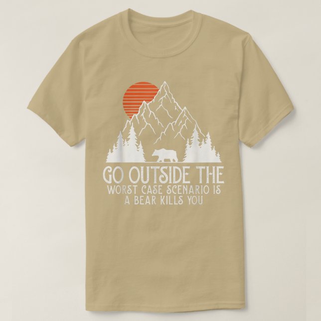 Go Outside The W  T-Shirt (Design Front)