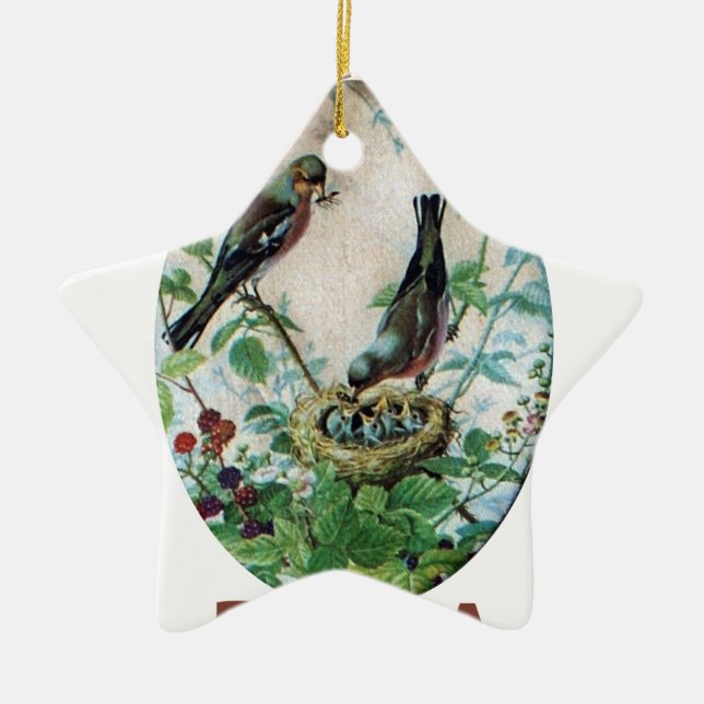 Go Papa Ceramic Tree Decoration (Front)