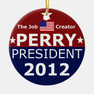 Go Perry 2012 for Christmas Tree Ceramic Tree Decoration