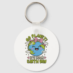🌎 Go Planet! It’s Your Earth Day 💚 Key Ring