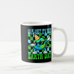 Go Planet Its Your Earth Day Cute Dabbing Earth Na Coffee Mug