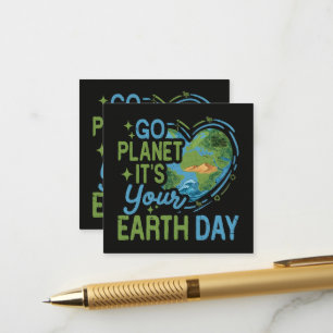 Go Planet It's Your Earth Day Enclosure Card