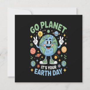 Go Planet Its Your Earth Day Invitation