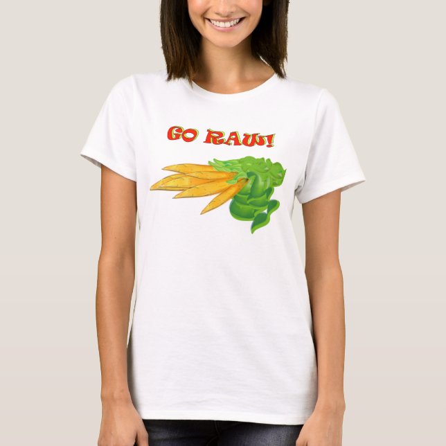 GO RAW-CARROTS T-Shirt (Front)