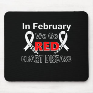 Go Red - American Heart Health Month Awareness In  Mouse Mat