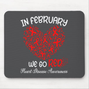 Go Red - American Heart Month Awareness In Februar Mouse Mat