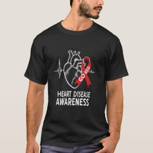 Go Red for Heart Disease Awareness CHD Support CHD T-Shirt